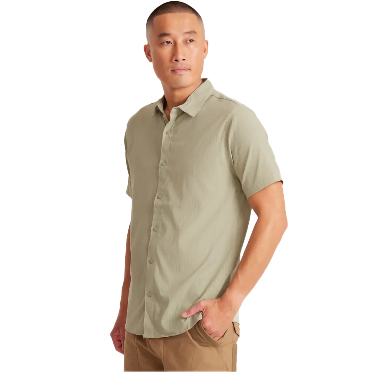 Men's Bless Up Short Sleeve Breathable Stretch Shirt - Onhollan