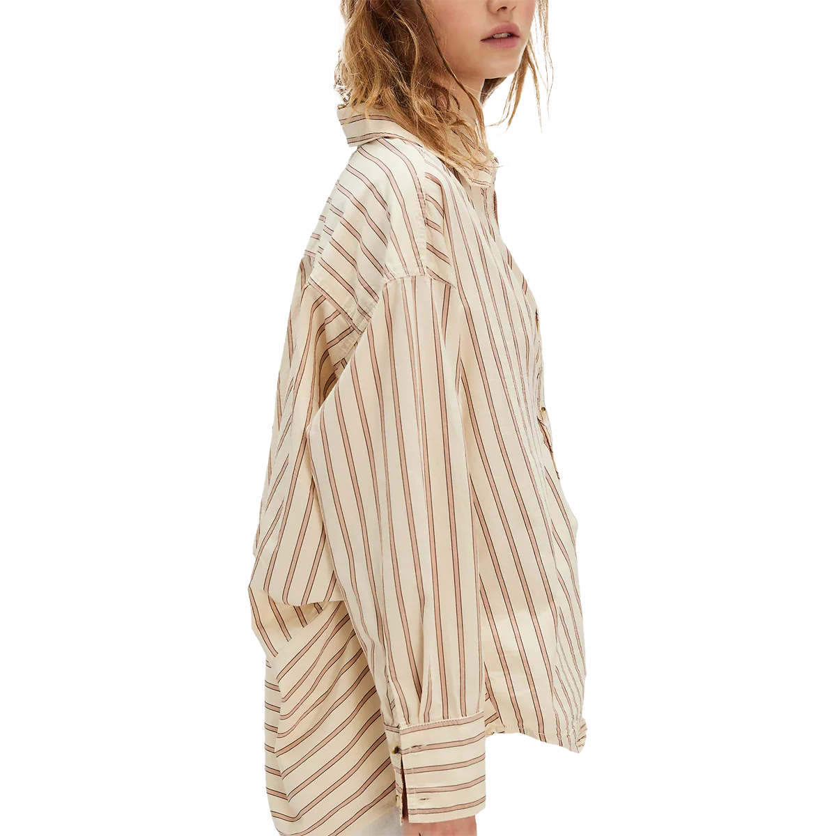 Women's Striped Varsity Vibes Shirt - Onhollan