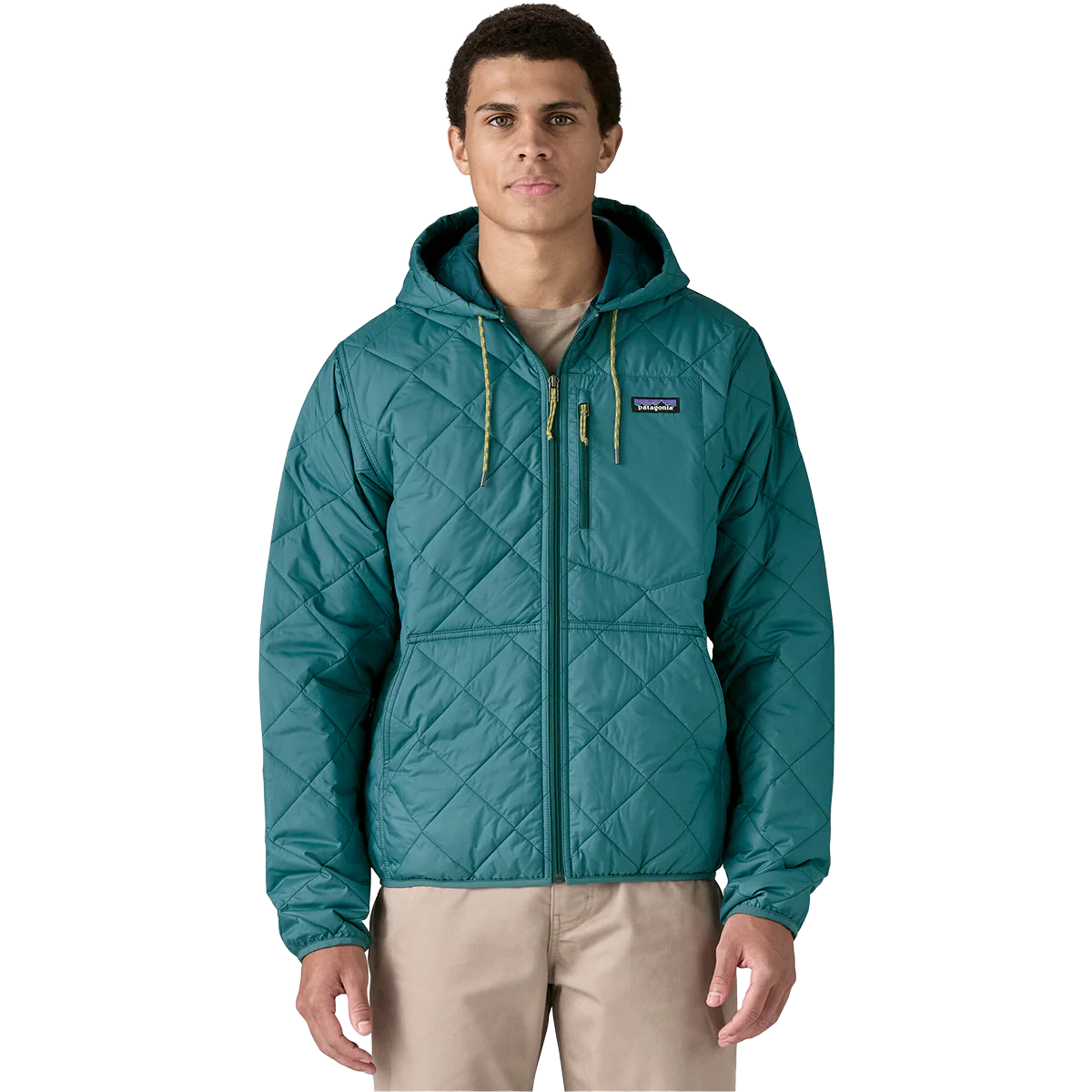 Men's Diamond Quilt Bomber Hoody - Onhollan