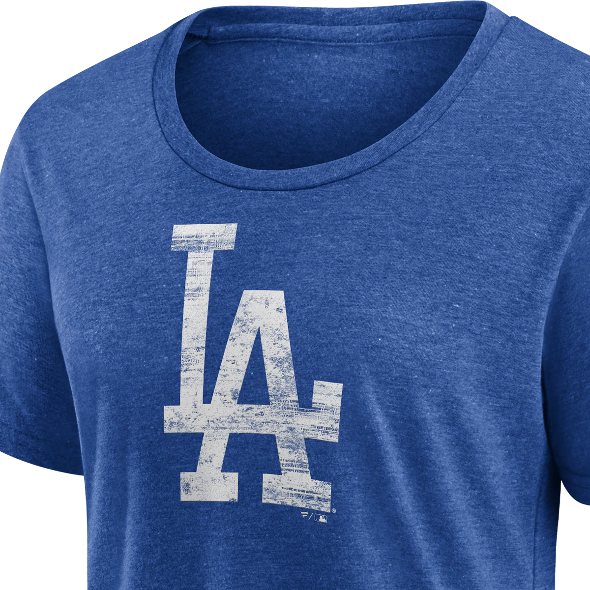 Women's Dodgers Triblend Logo Short Sleeve - Onhollan