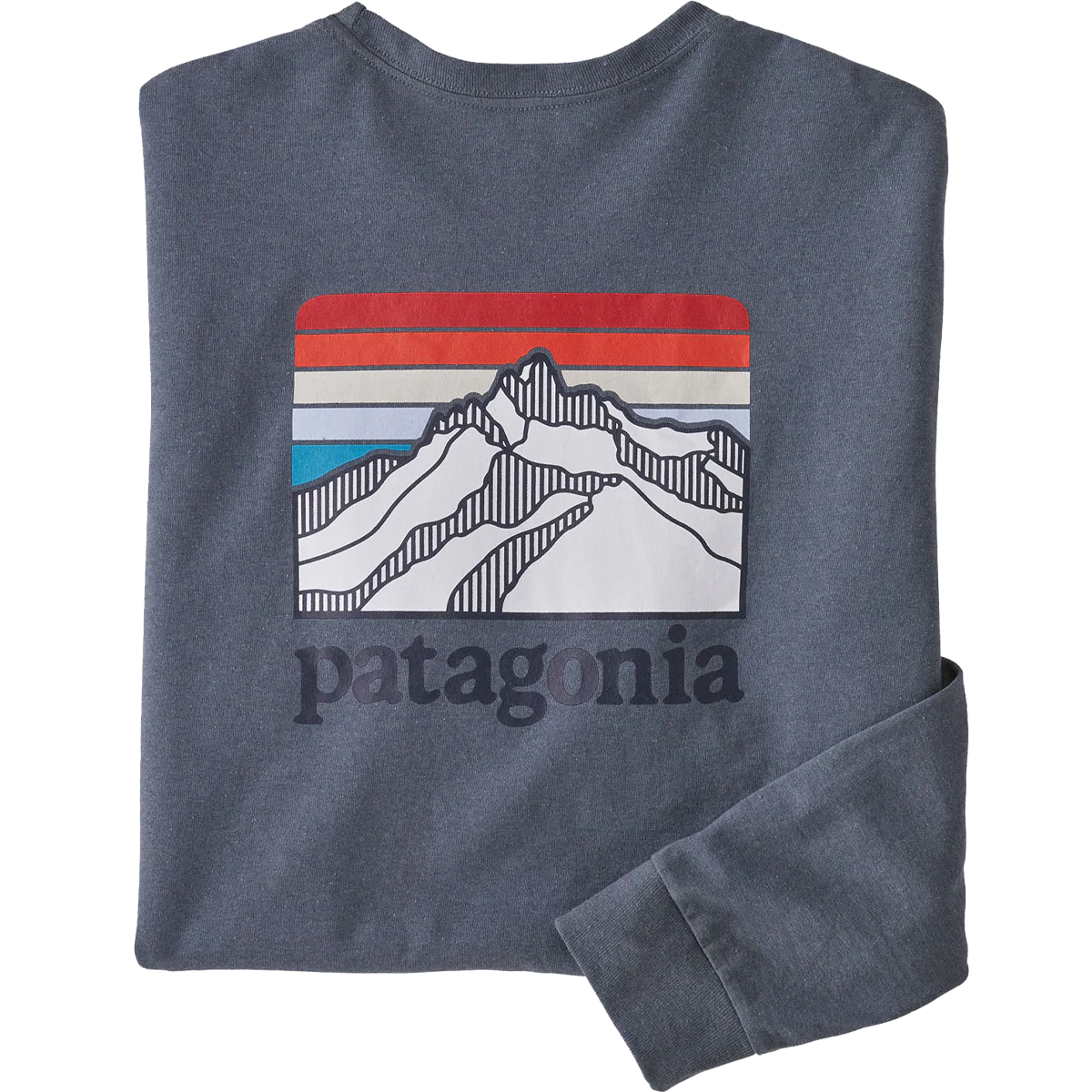 Men's Long-Sleeved Line Logo Ridge Responsibili-Tee - Onhollan