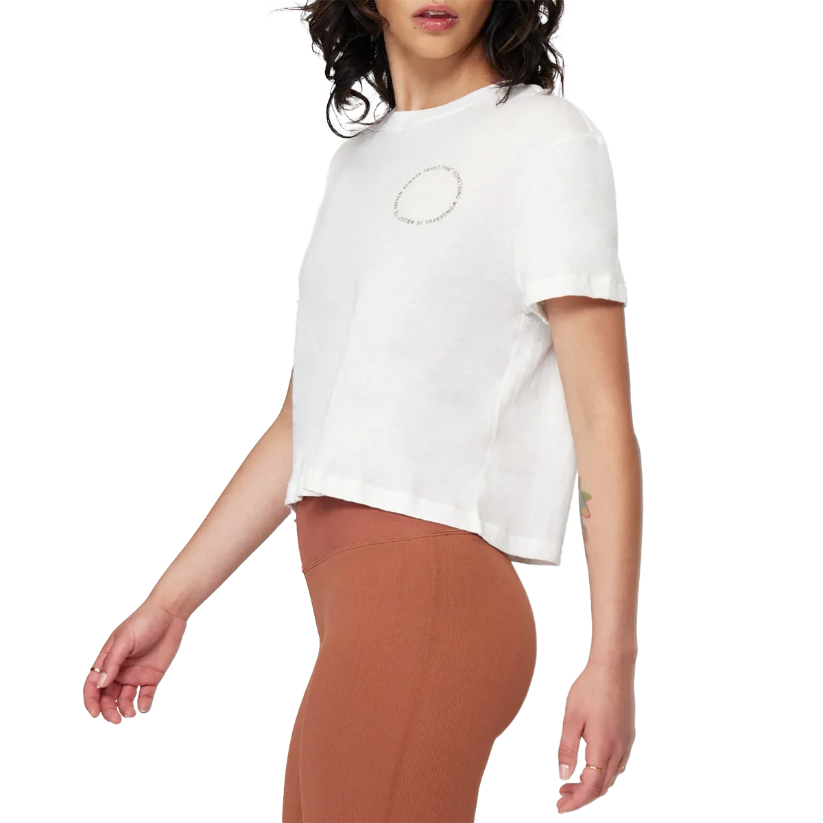 Women's Always Trust Crop Tee - Onhollan