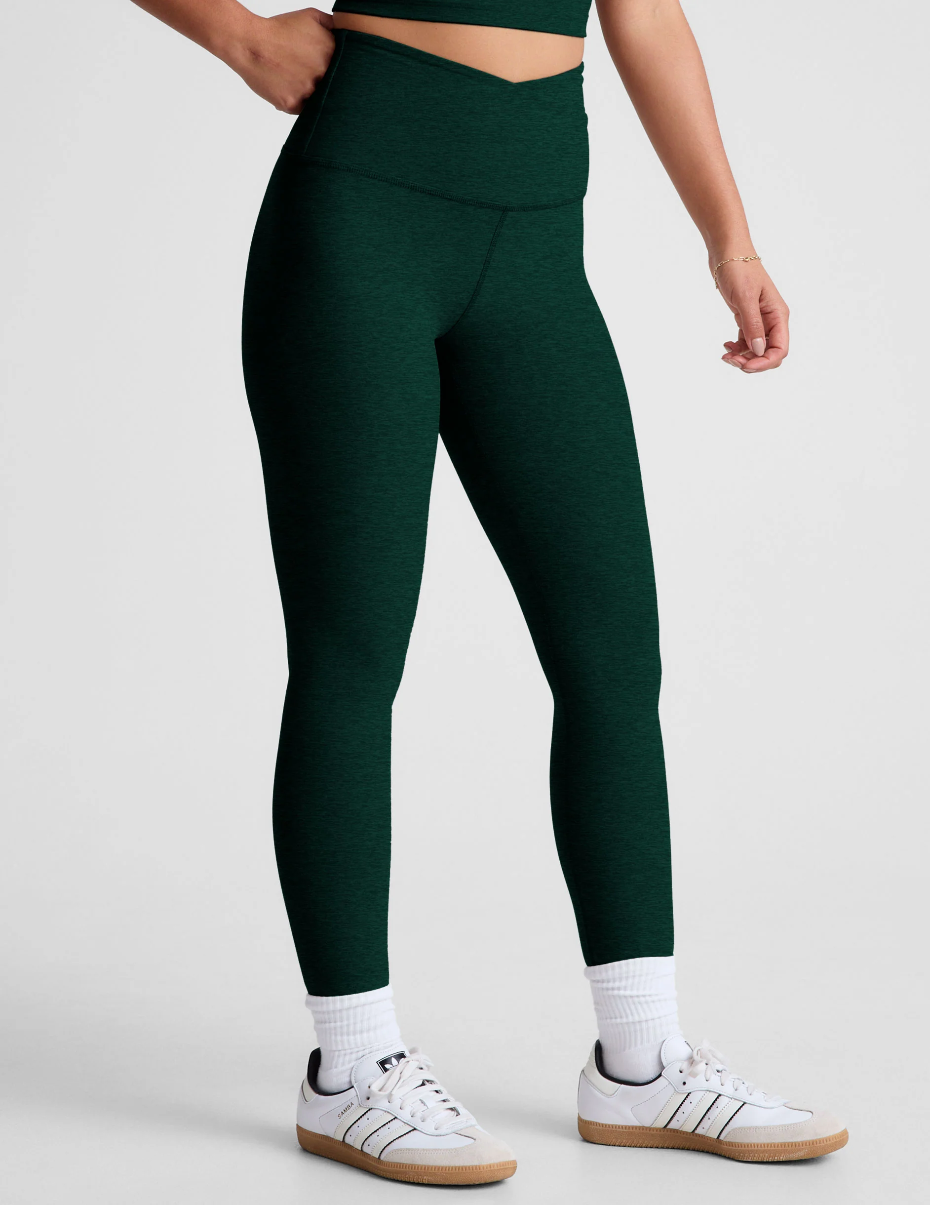 Spacedye At Your Leisure High Waisted Midi Legging - Onhollan