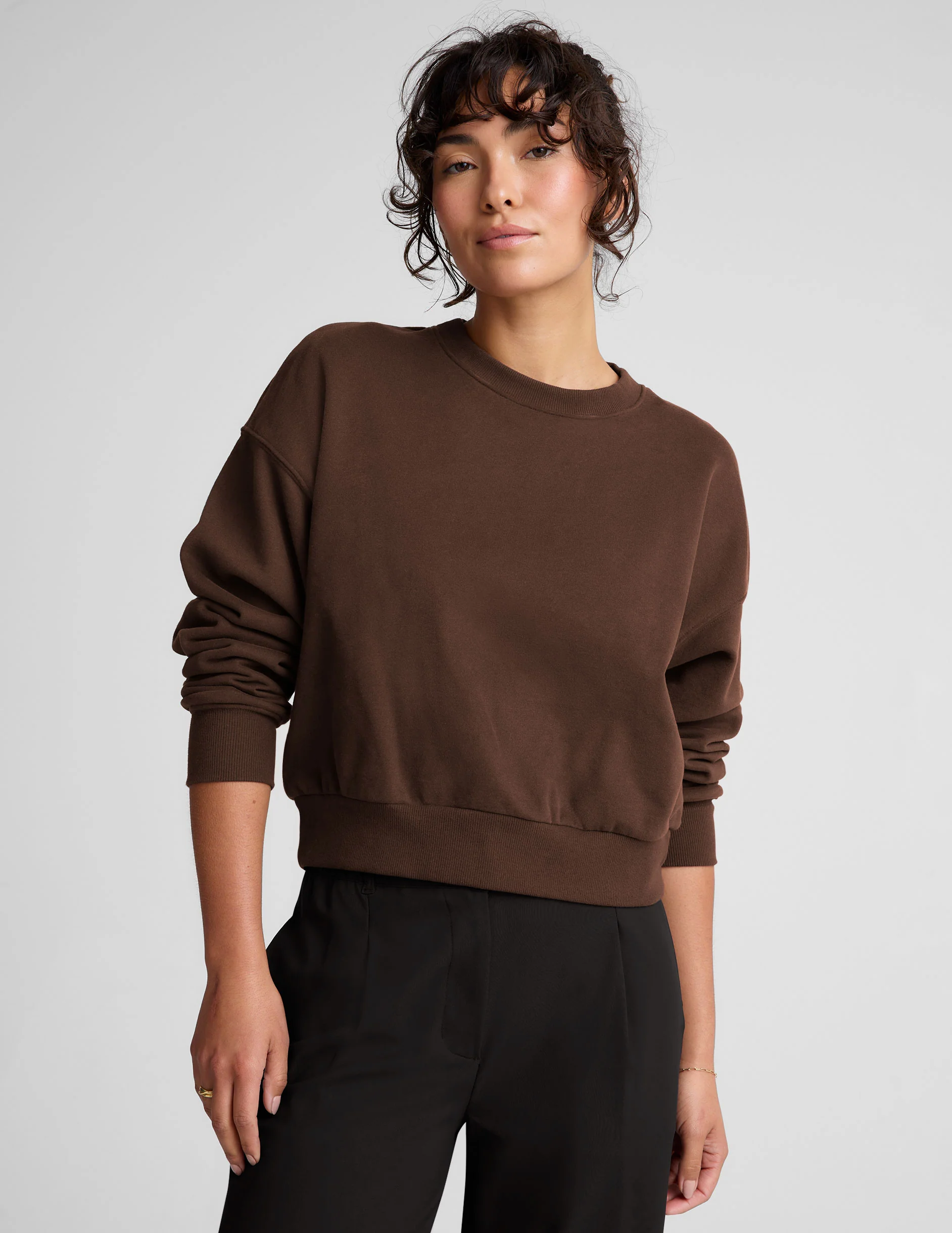 LuxeFleece Crewneck Sweatshirt - Onhollan