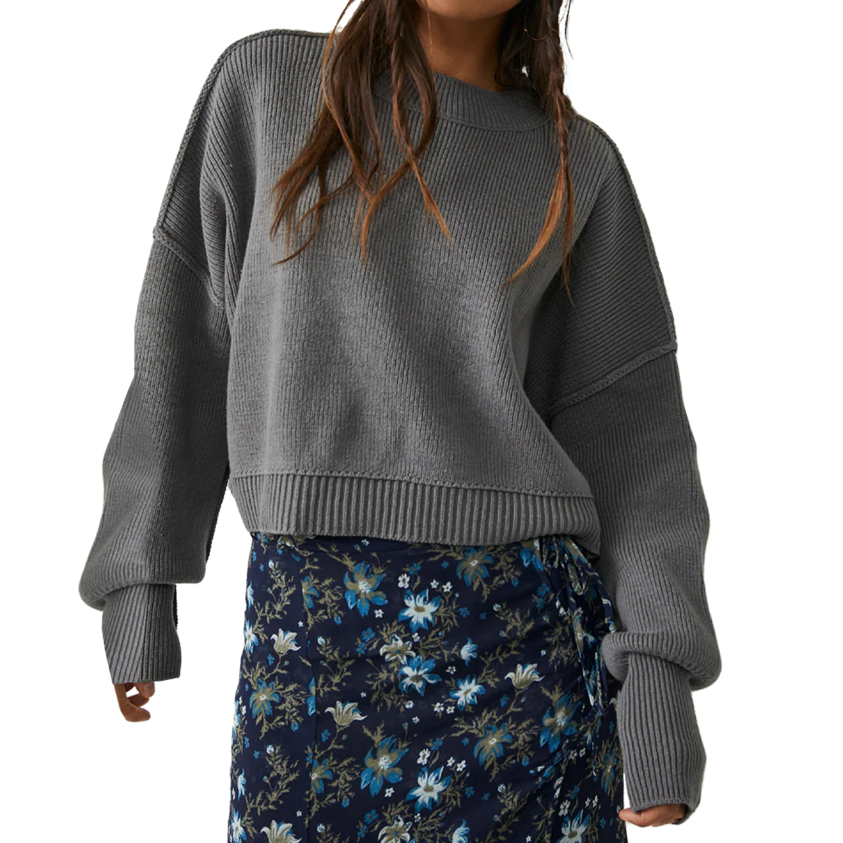 Women's Easy Street Crop Pullover - Onhollan