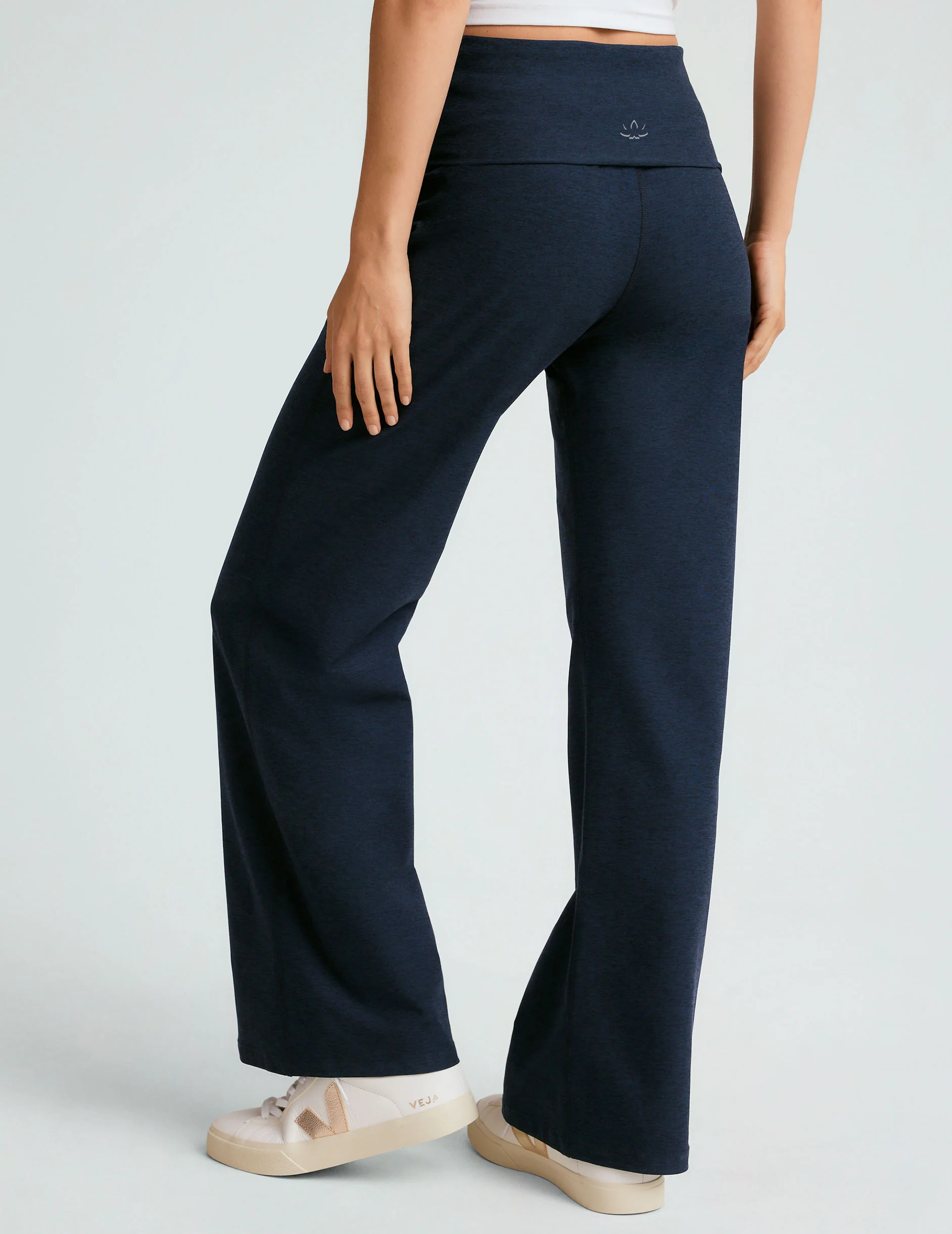 Spacedye Foldover Wide Leg Pant - Onhollan