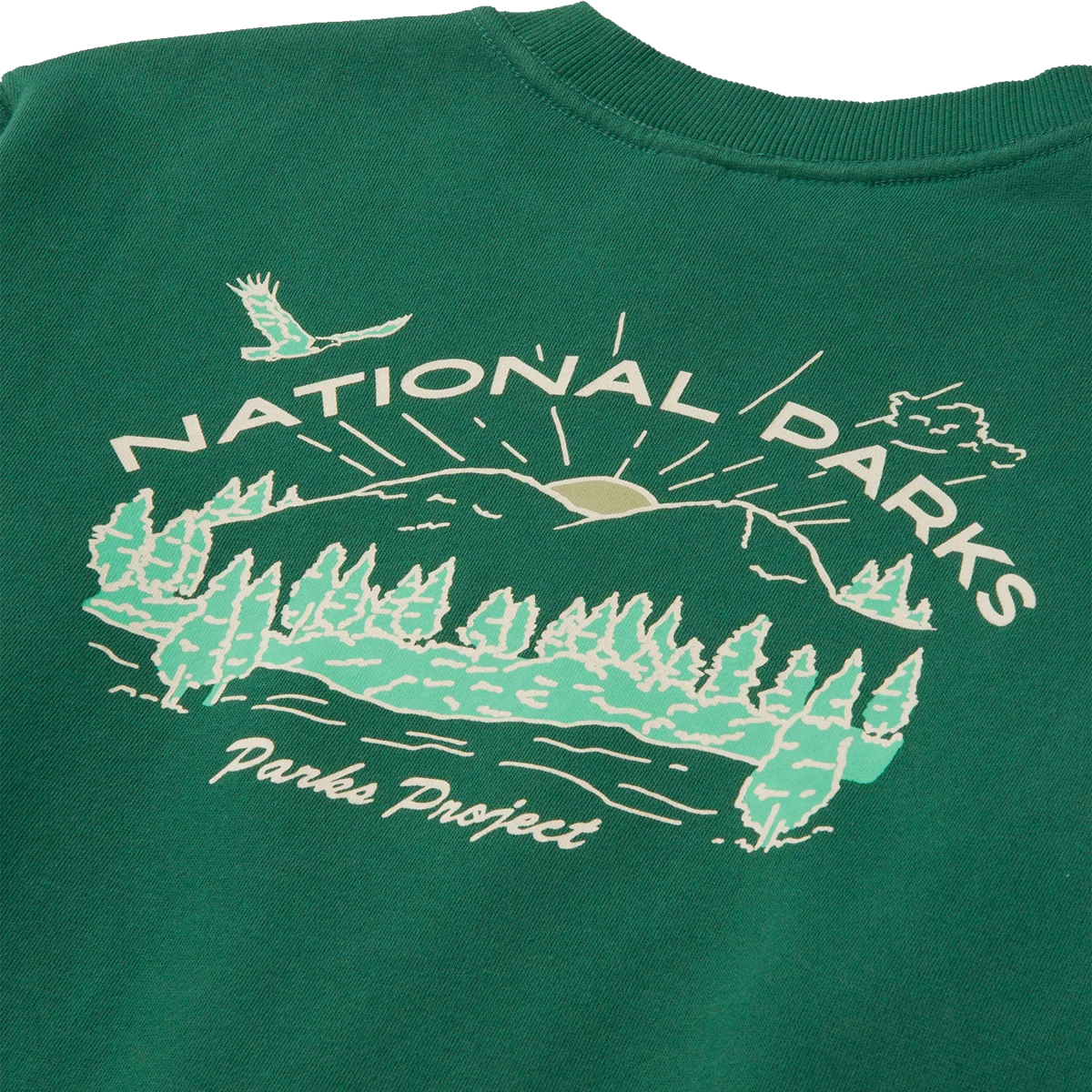 Women's National Parks Sunrise Cropped Crew - Onhollan