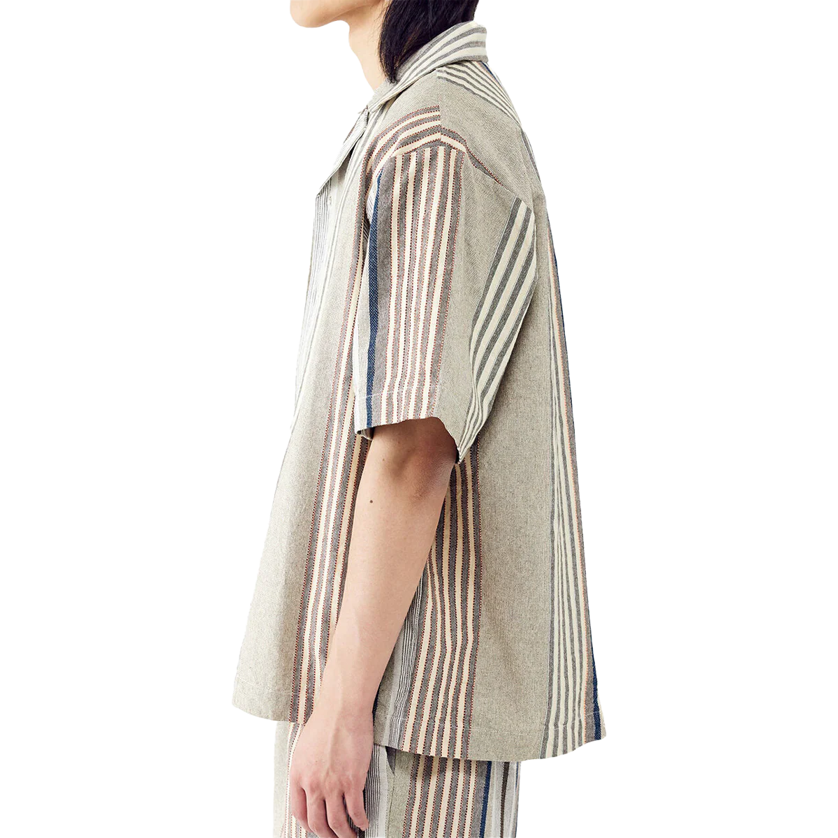 Men's Stripe Revere Shirt - Onhollan