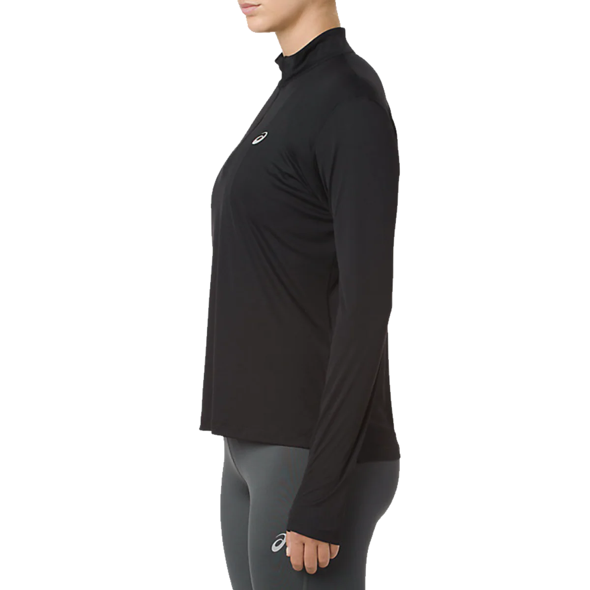 Women's Silver Long Sleeve 1/2 Zip - Onhollan