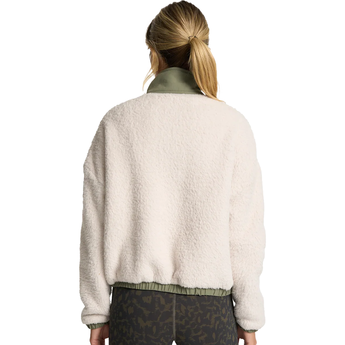 Women's Cozy Sherpa Popover - Onhollan