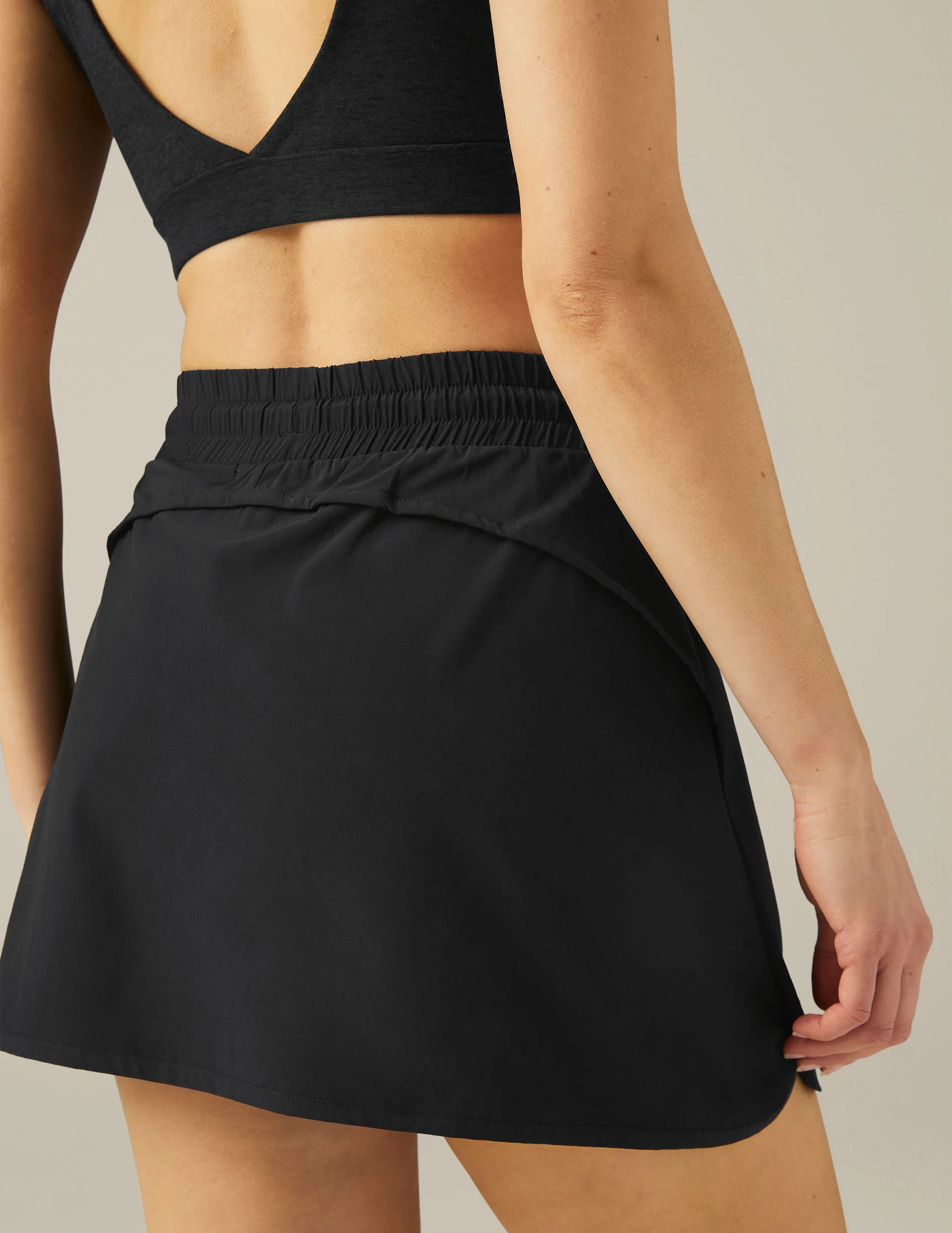 Stretch Woven In Stride Lined Skirt - Onhollan