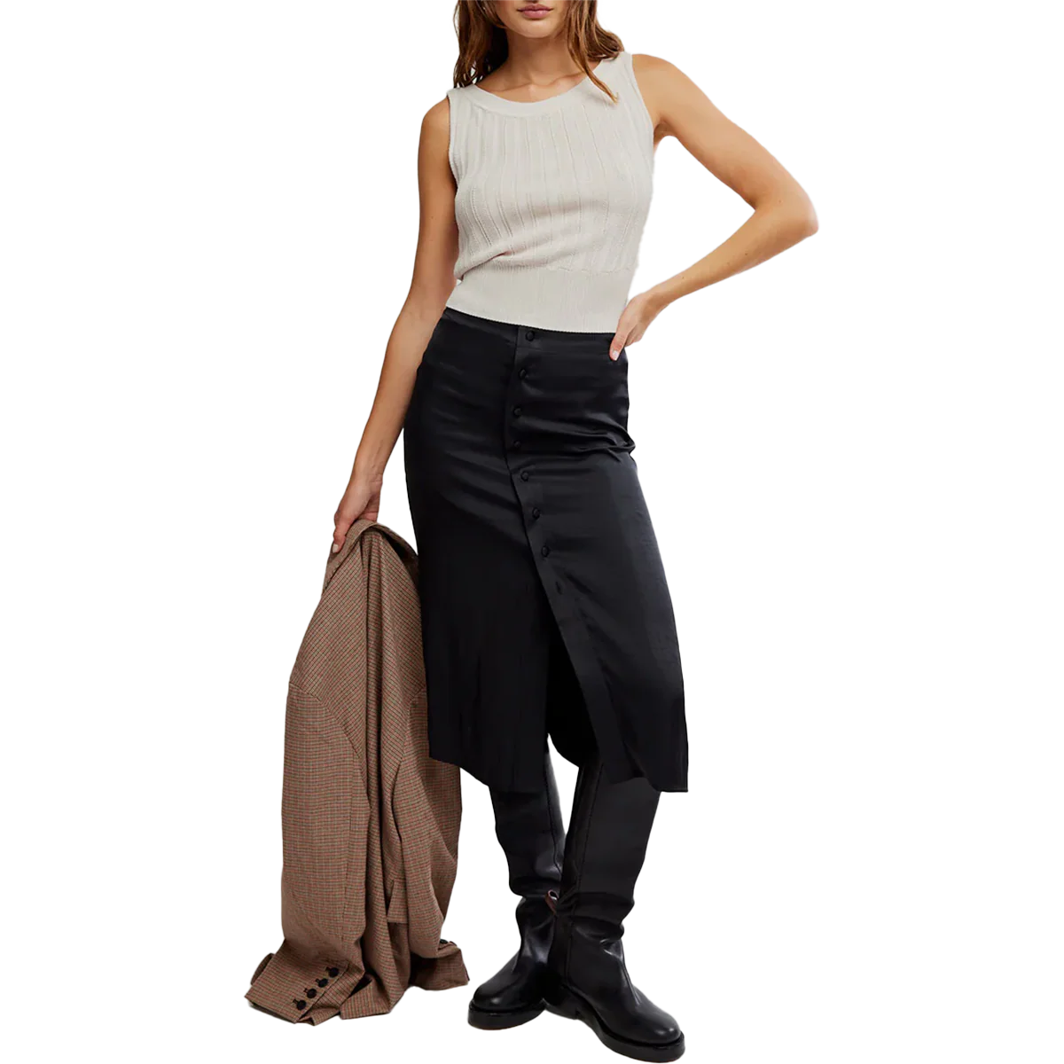 Women's Reese Sweater Tank - Onhollan