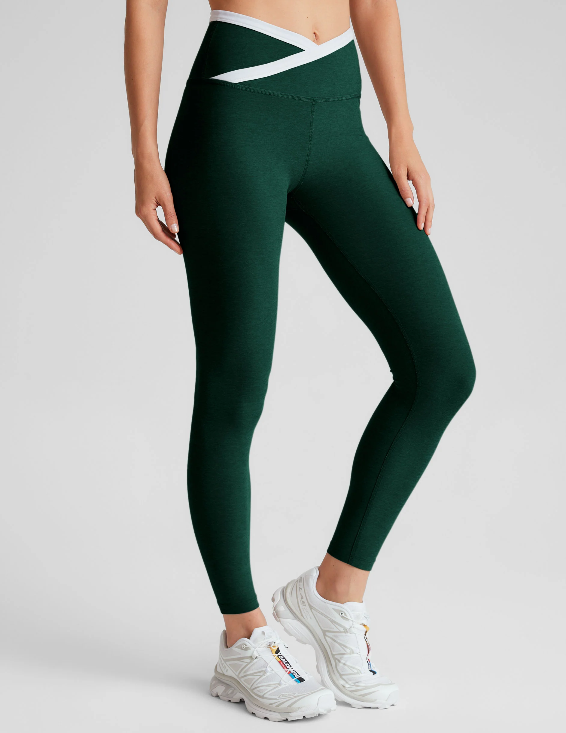 Spacedye Outlines High Waisted Midi Legging - Onhollan