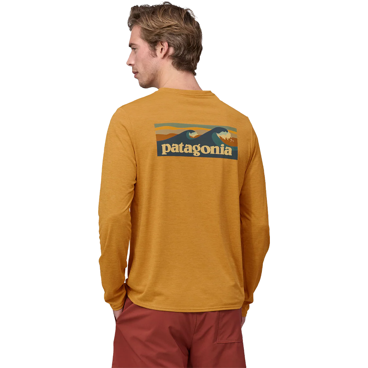 Men's Long Sleeve Capilene Cool Daily Graphic Shirt - Onhollan