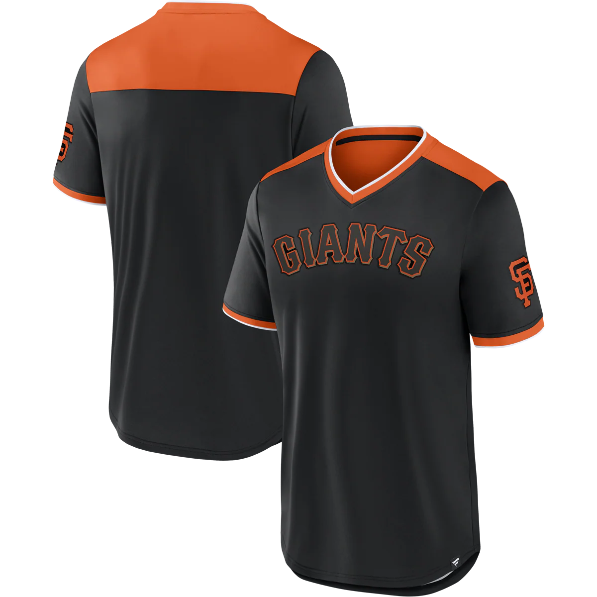 Men's Giants Fundamentals Poly Walk Off Short Sleeve - Onhollan
