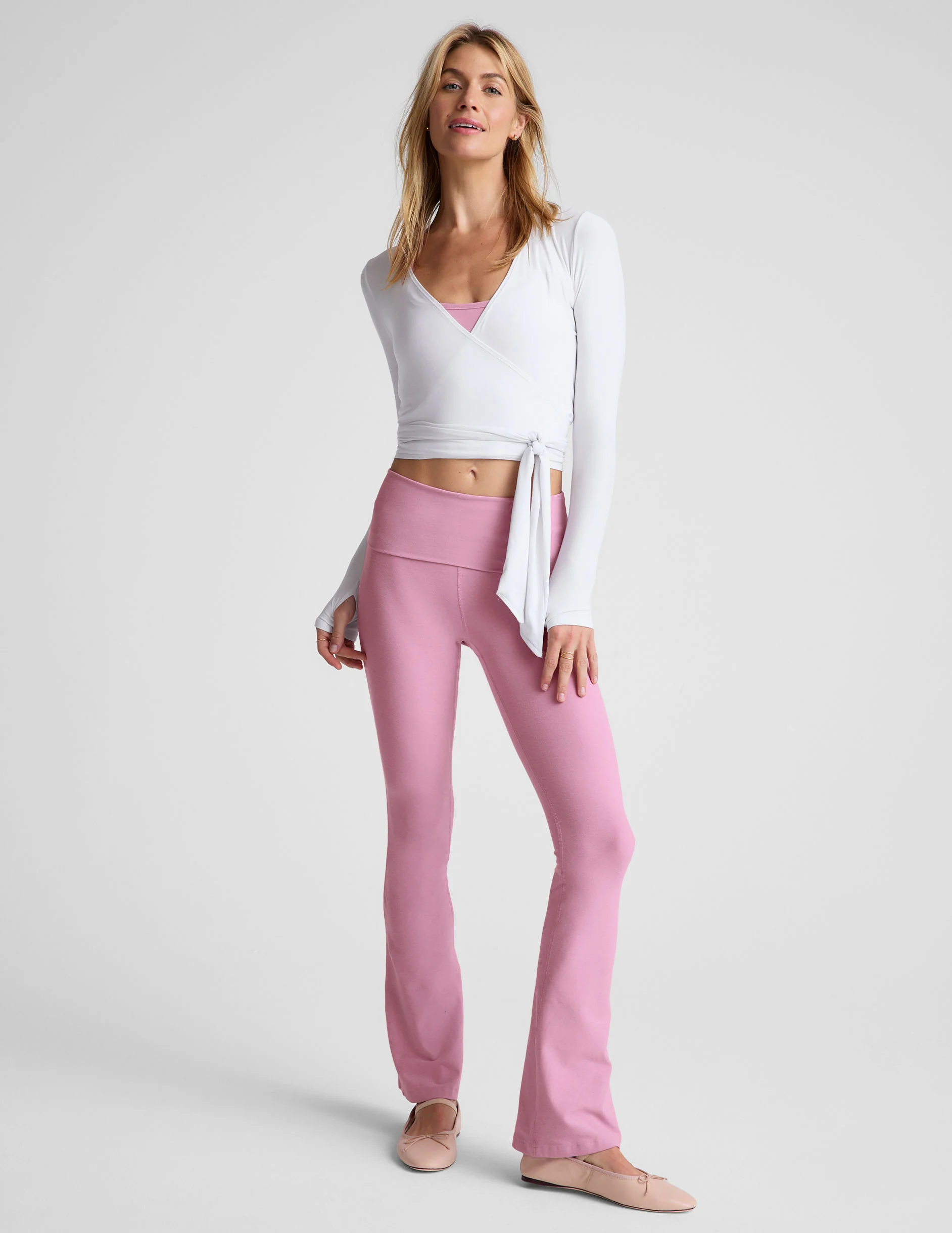 Featherweight Waist No Time Wrap Top - Onhollan