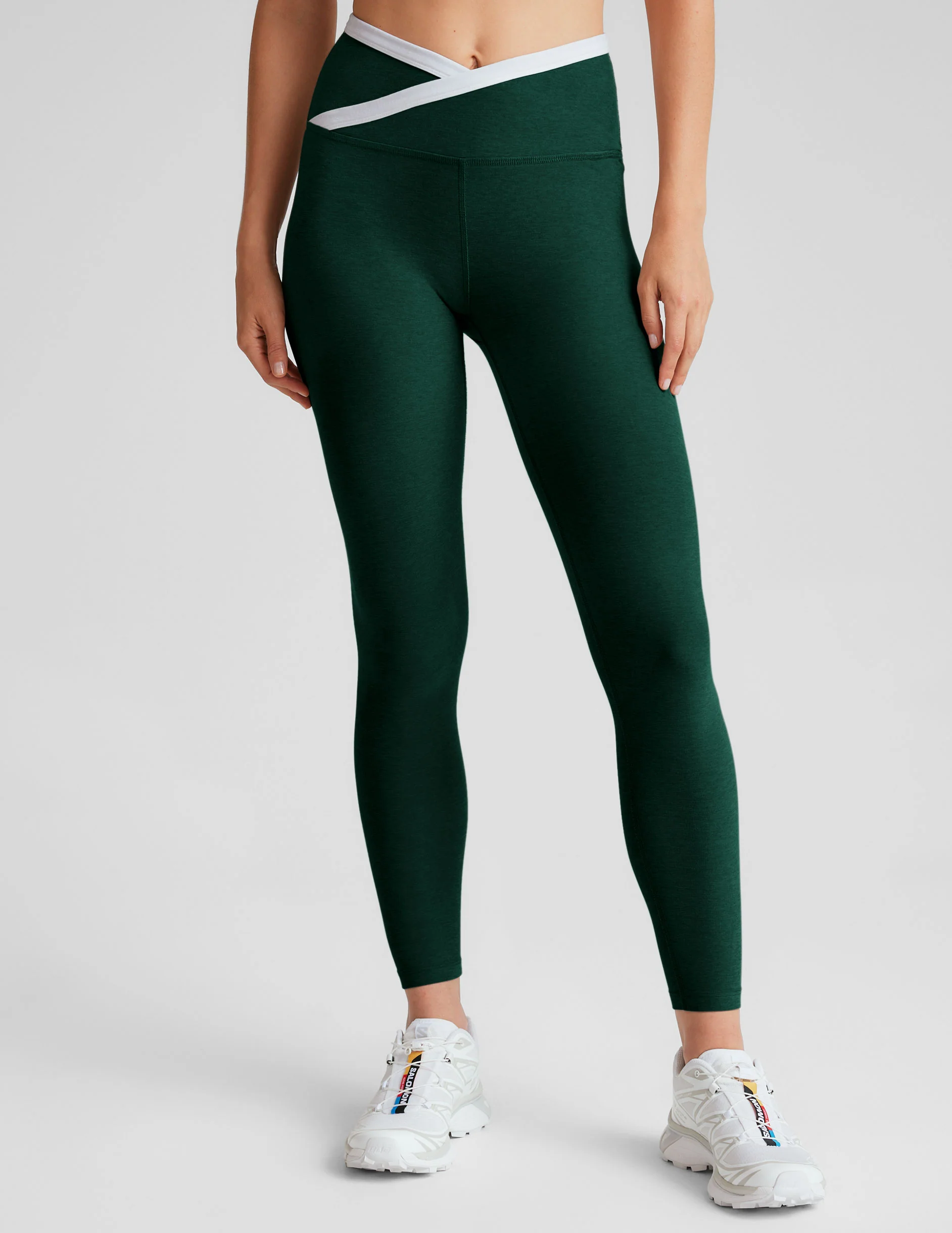 Spacedye Outlines High Waisted Midi Legging - Onhollan