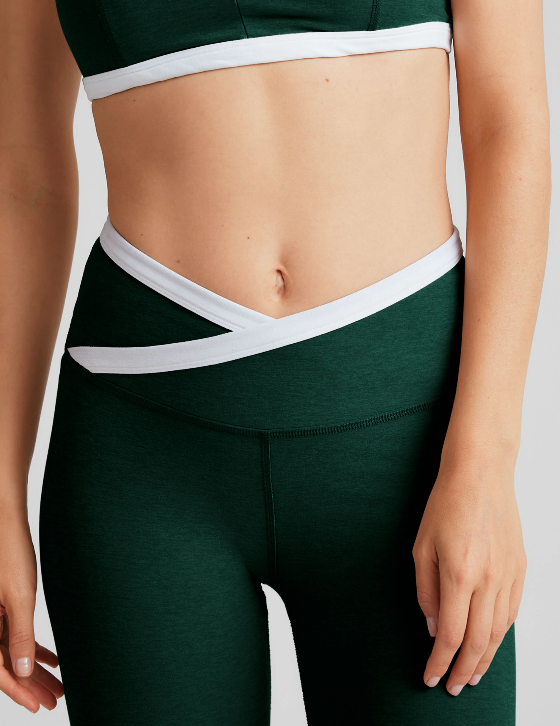 Spacedye Outlines High Waisted Midi Legging - Onhollan