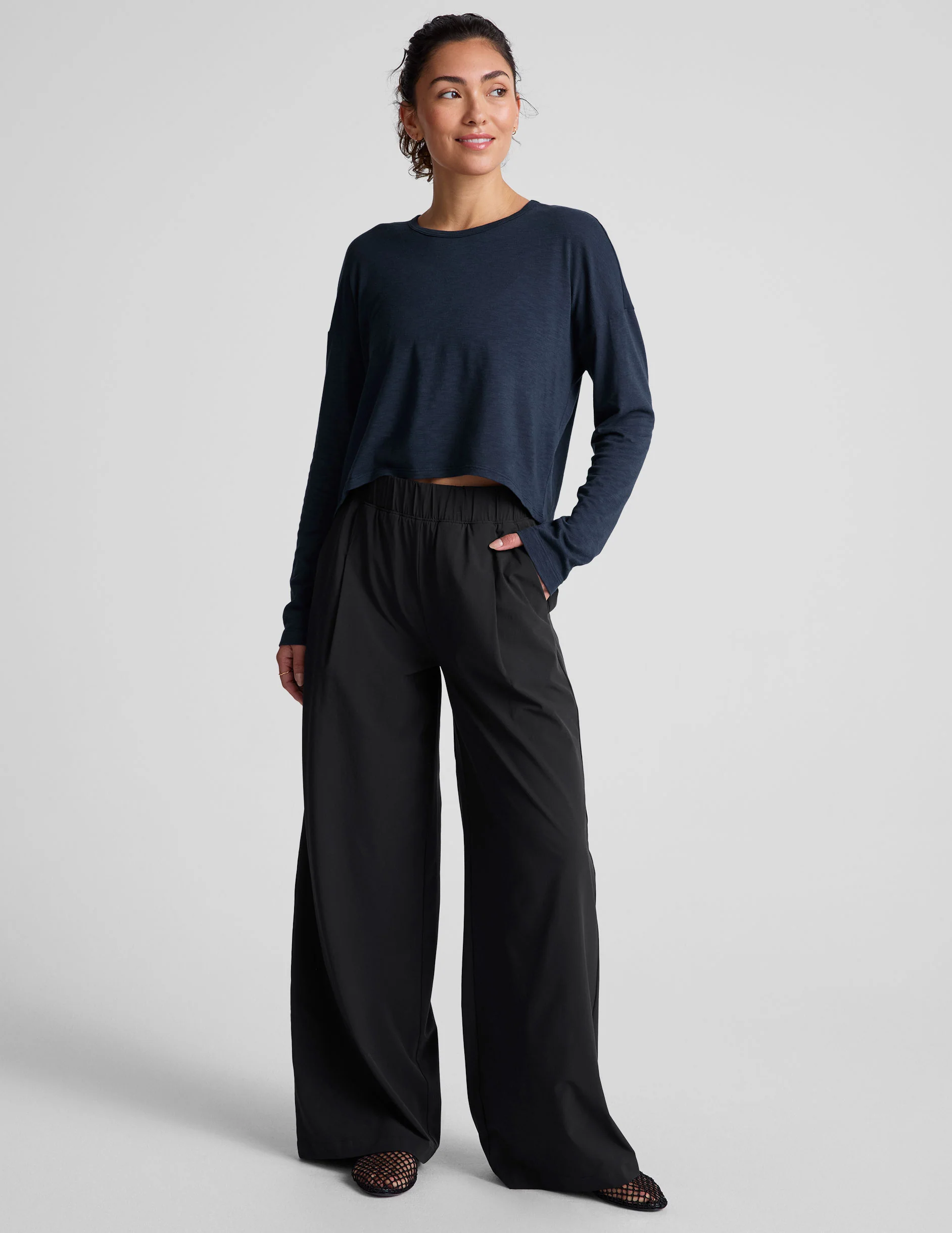 Signature High Low Long Sleeve Top - Onhollan