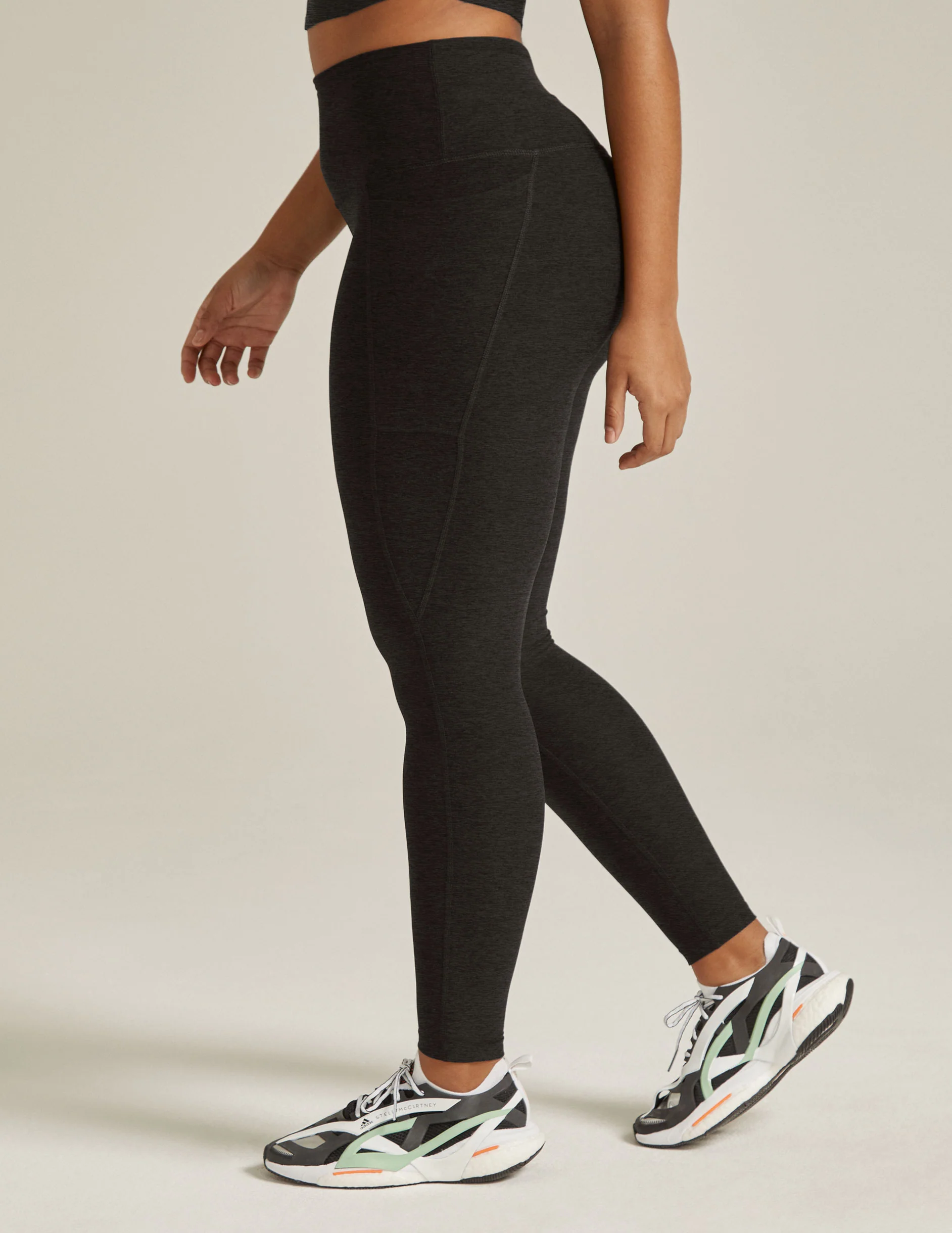 Spacedye Out Of Pocket High Waisted Midi Legging - Onhollan