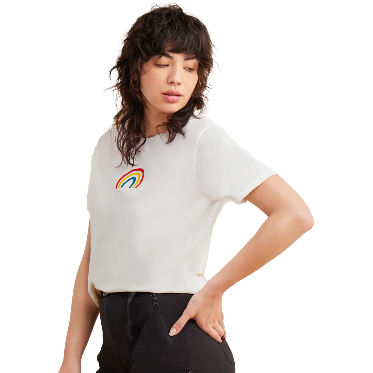 Women's Rainbow Short Sleeve Tee - Onhollan