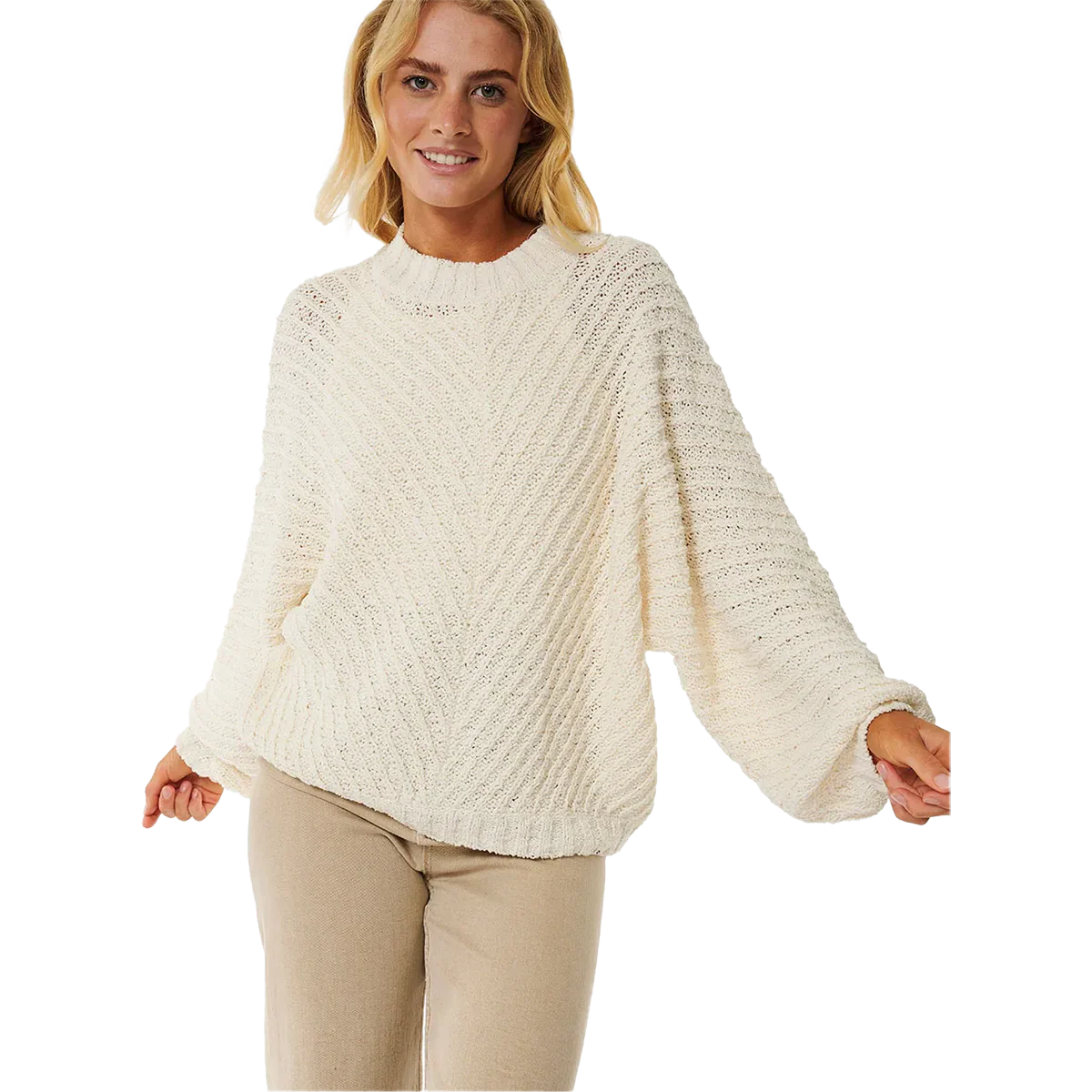 Women's Classic Surf Knit Crew - Onhollan