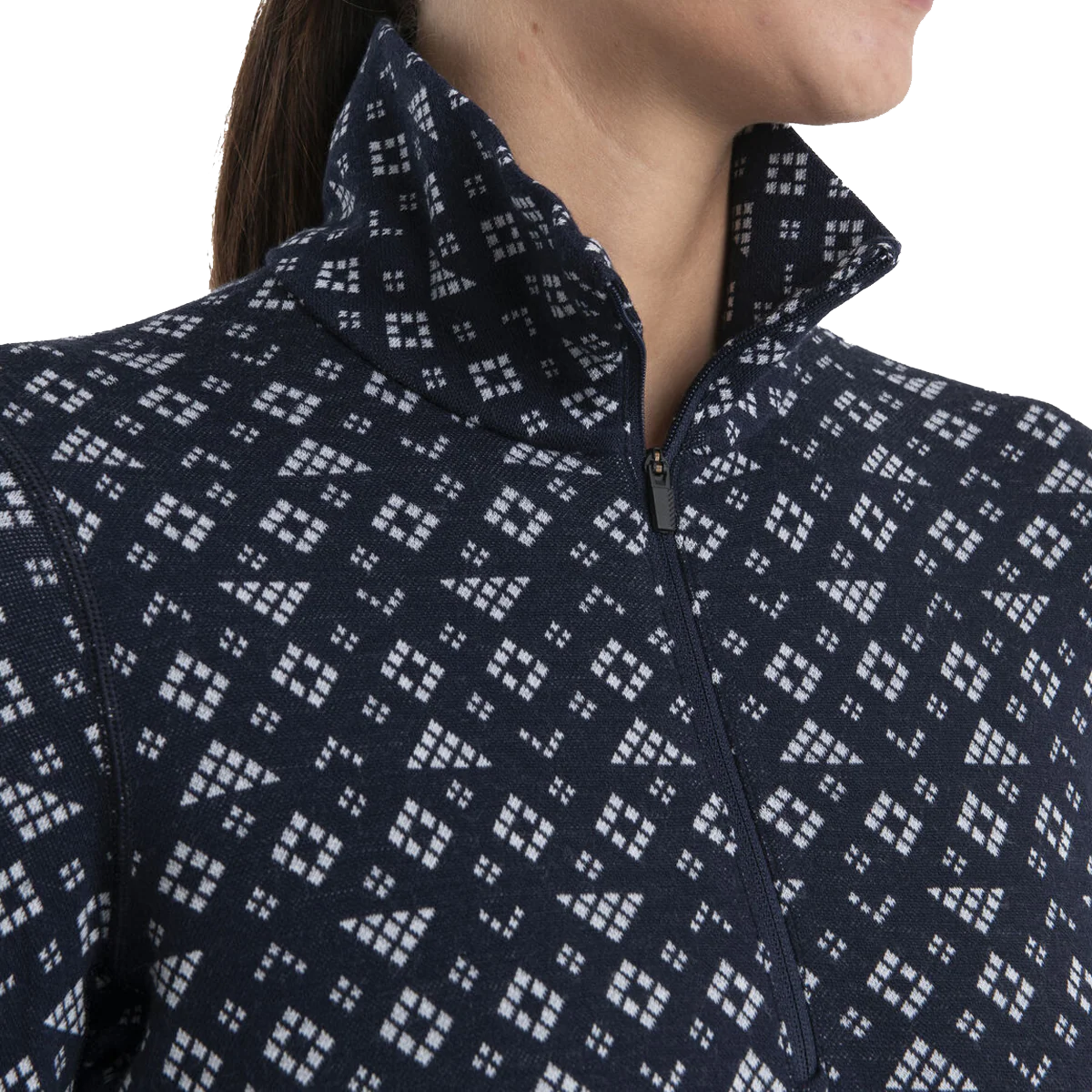 Women's Merino 260 Vertex Long Sleeve Half Zip Thermal Top First Snow - Onhollan