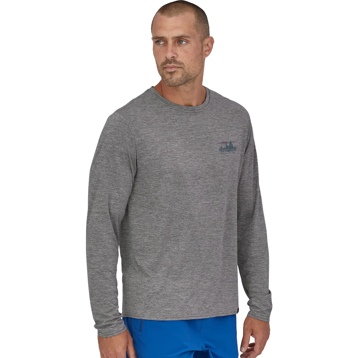 Men's Long Sleeve Capilene Cool Daily Graphic Shirt - Onhollan