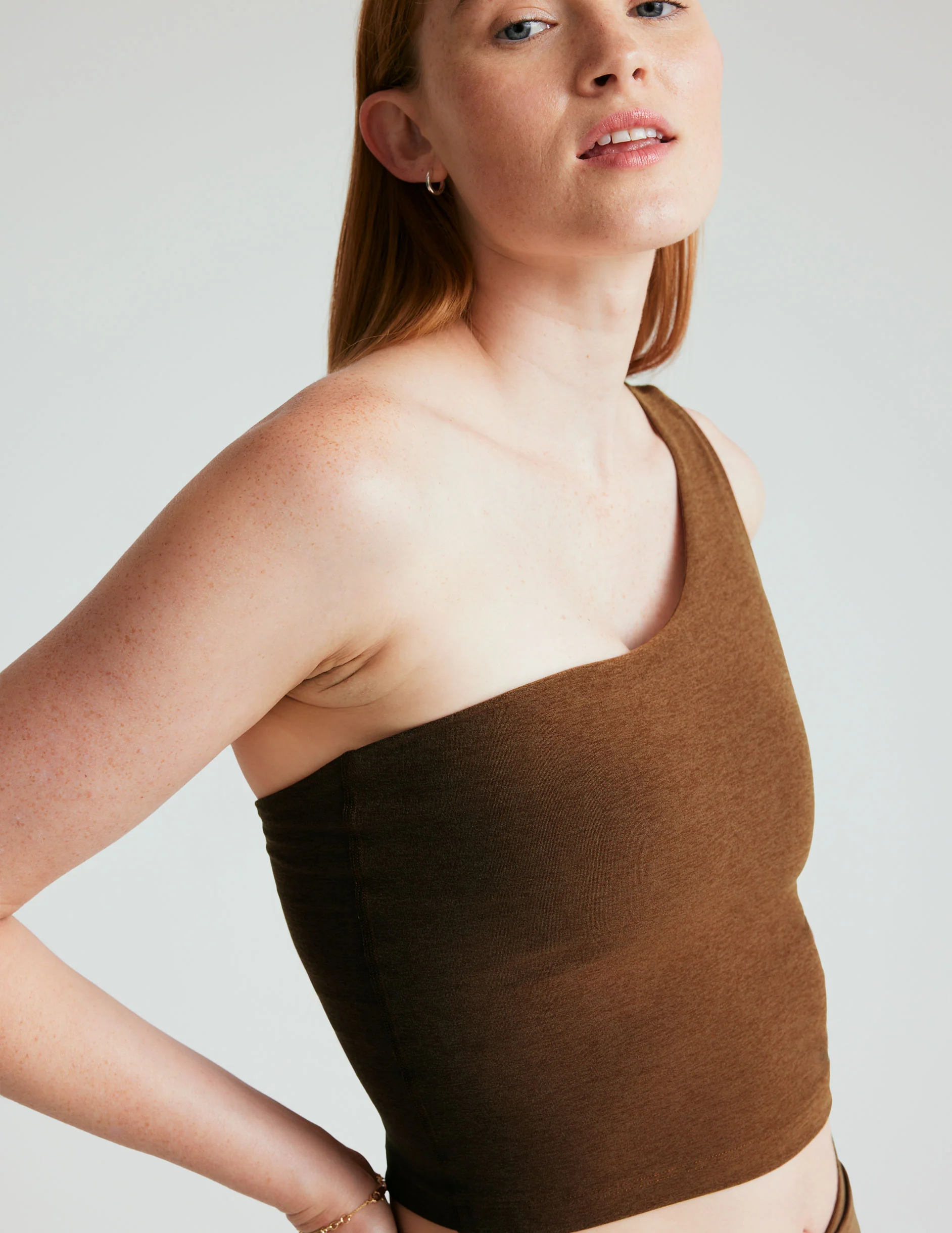 Spacedye The Bold Shoulder Cropped Tank - Onhollan