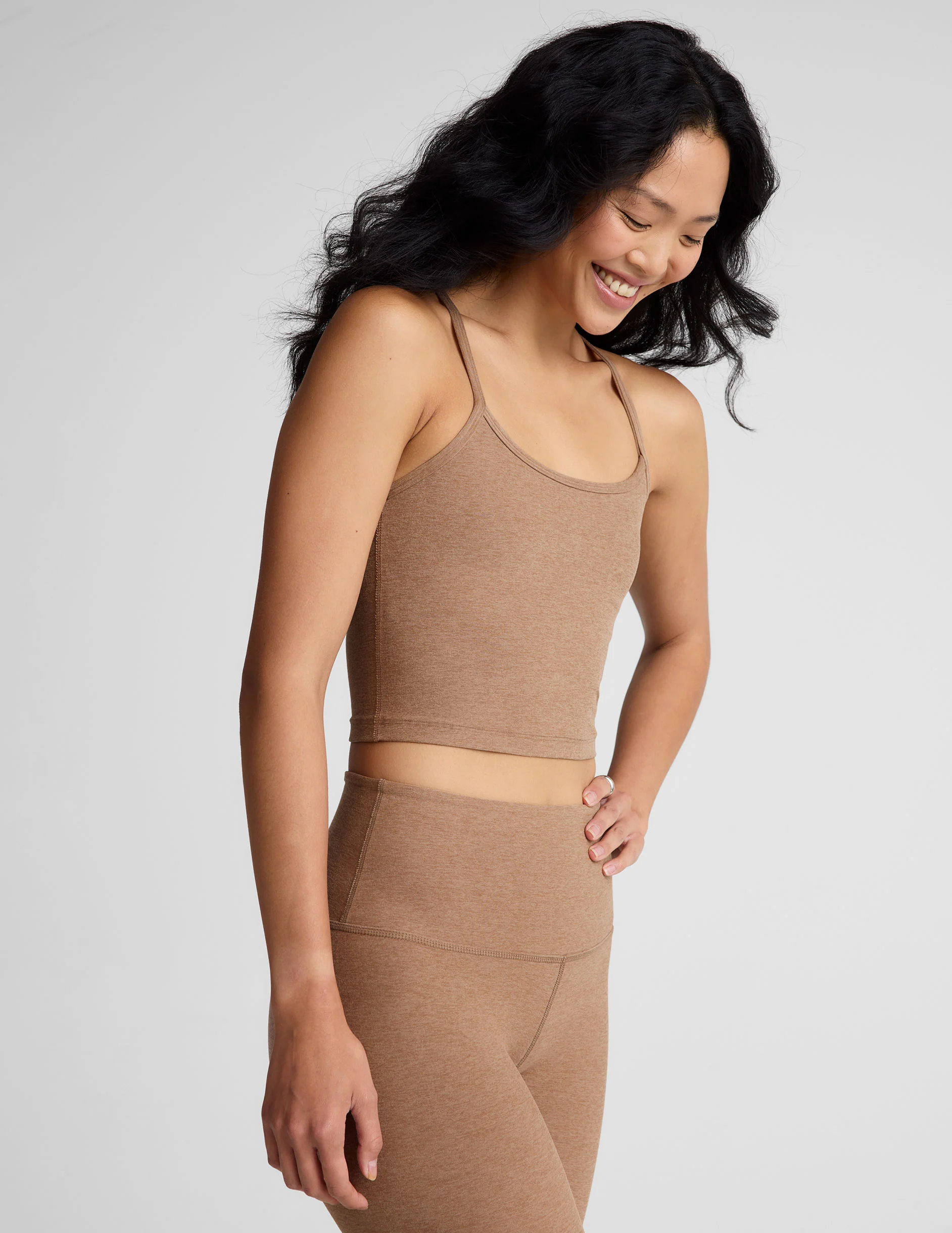 Spacedye Slim Racerback Cropped Tank - Onhollan