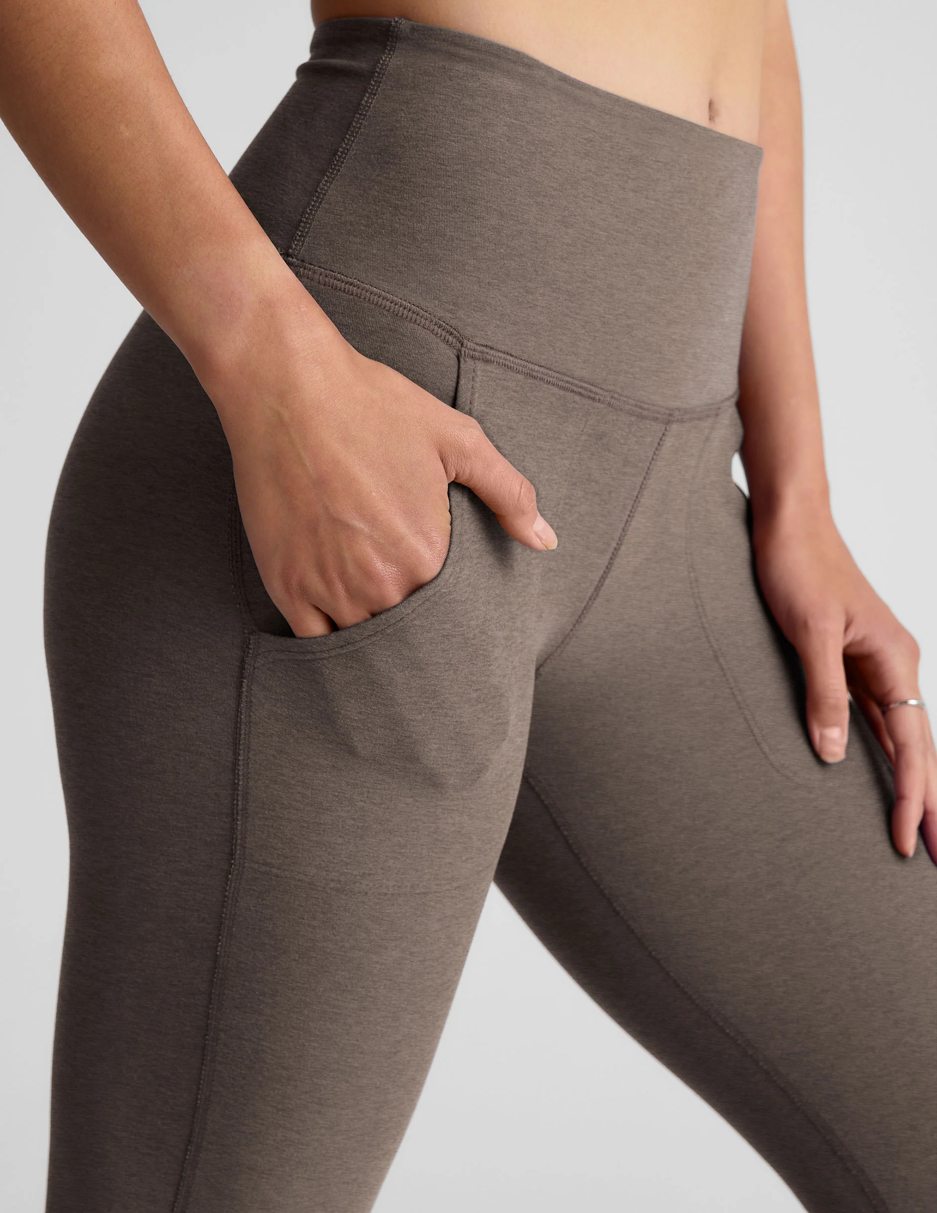 Spacedye High Waisted Practice Pocket Bootcut Pant - Onhollan