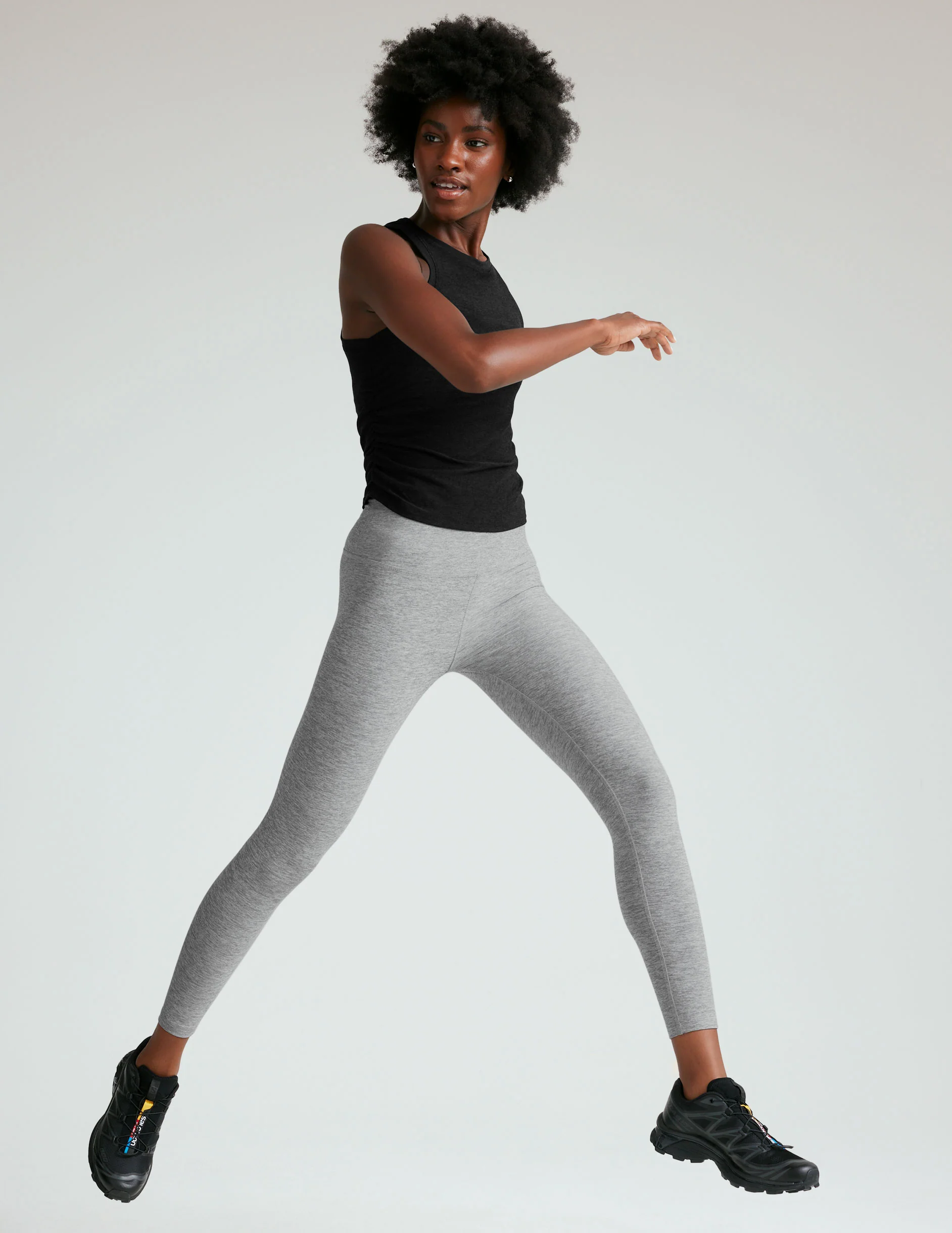 Featherweight Your Fit Shirred Tank - Onhollan