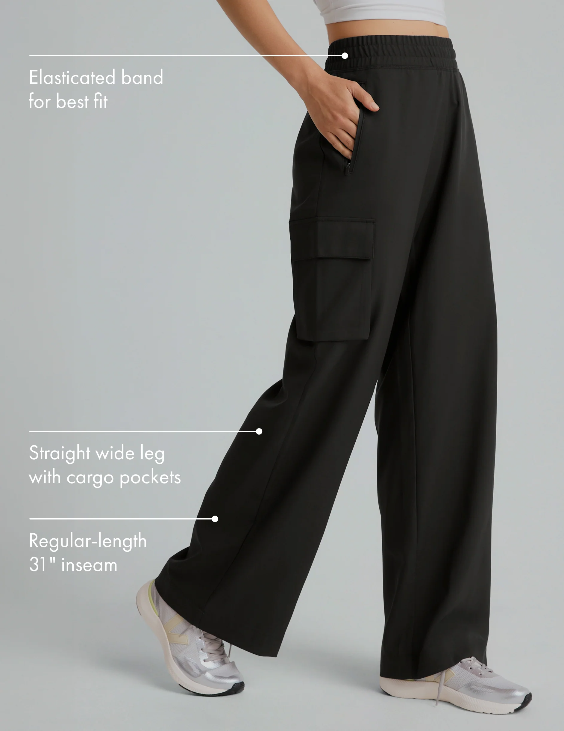 City Chic Wide Leg Cargo Pant - Onhollan