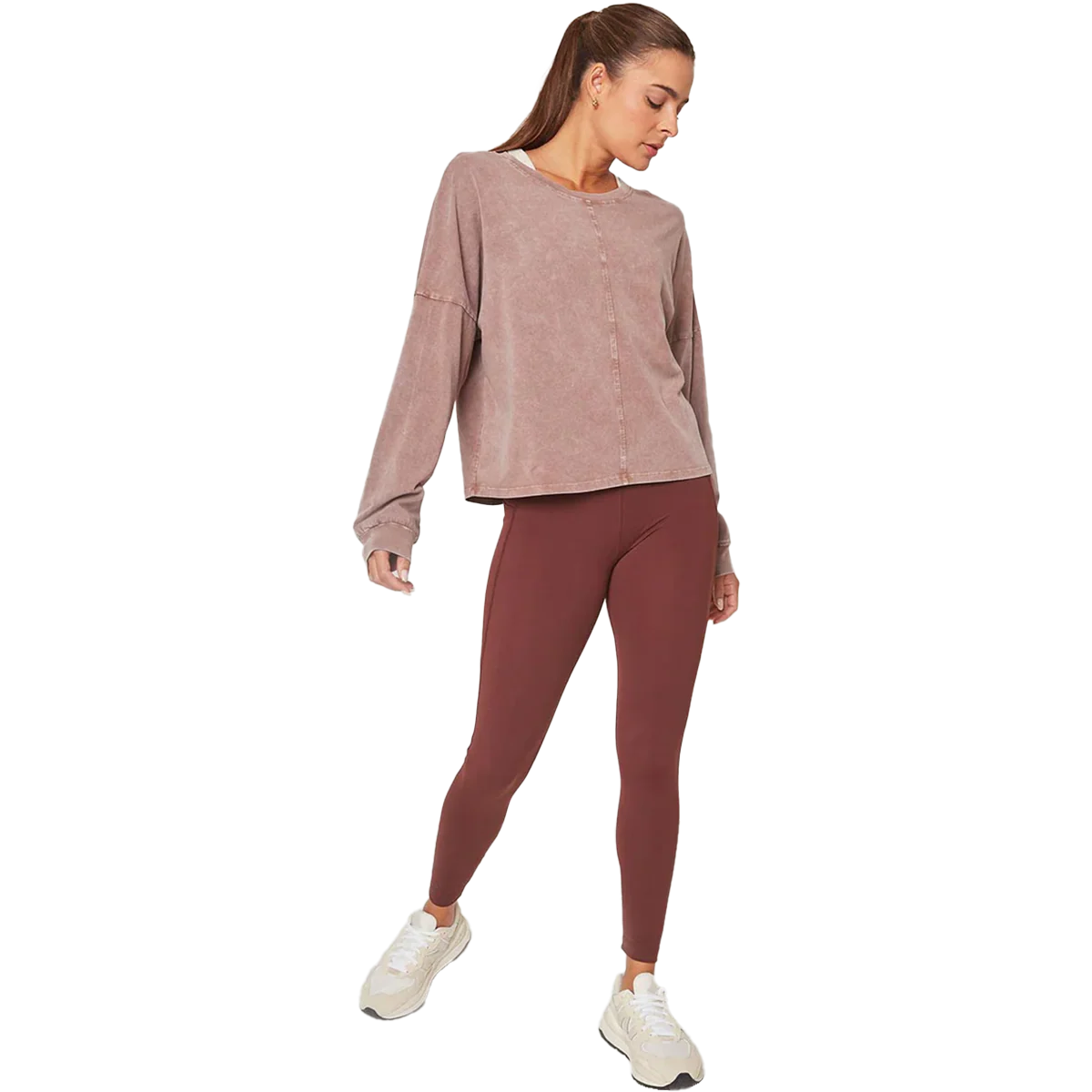 Women's Calm Oversized Boxy Long Sleeve - Onhollan