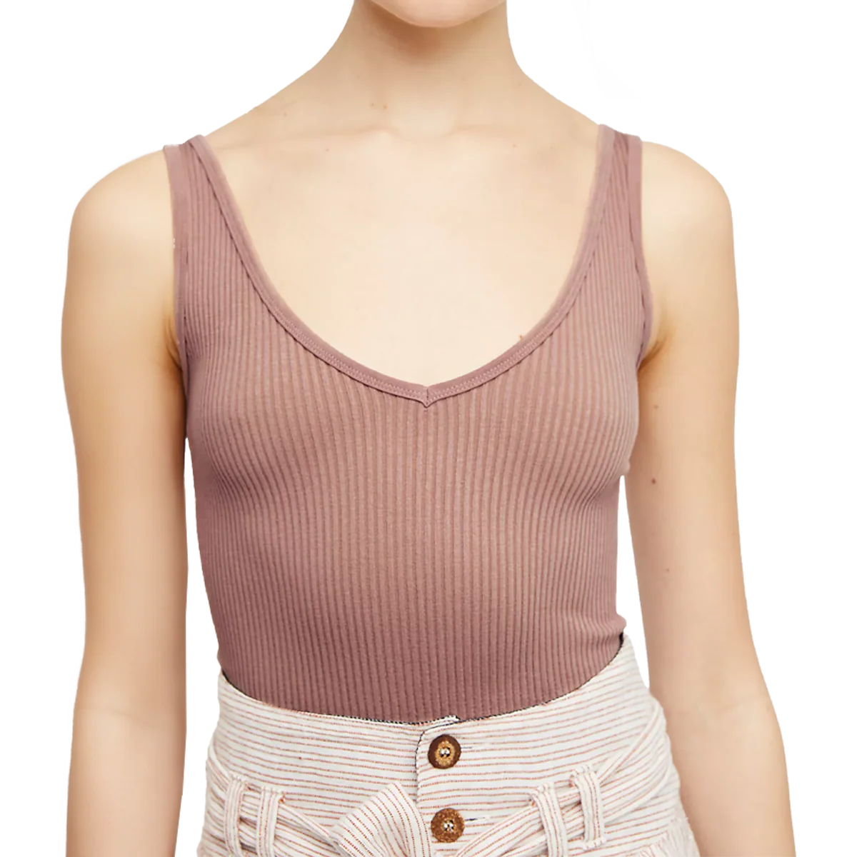 Women's Solid Rib Brami - Onhollan