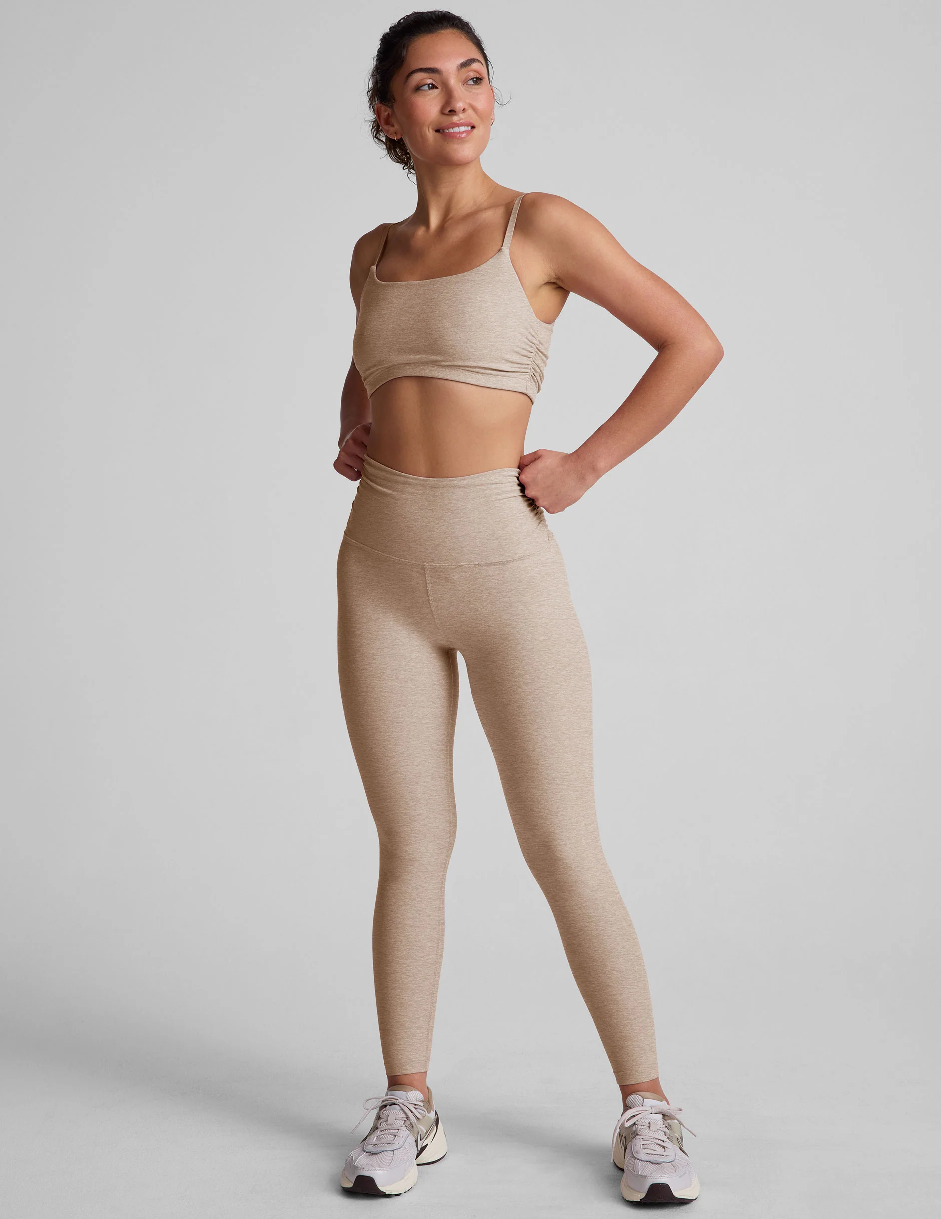 Spacedye Raise The Barre Shirred Bra - Onhollan