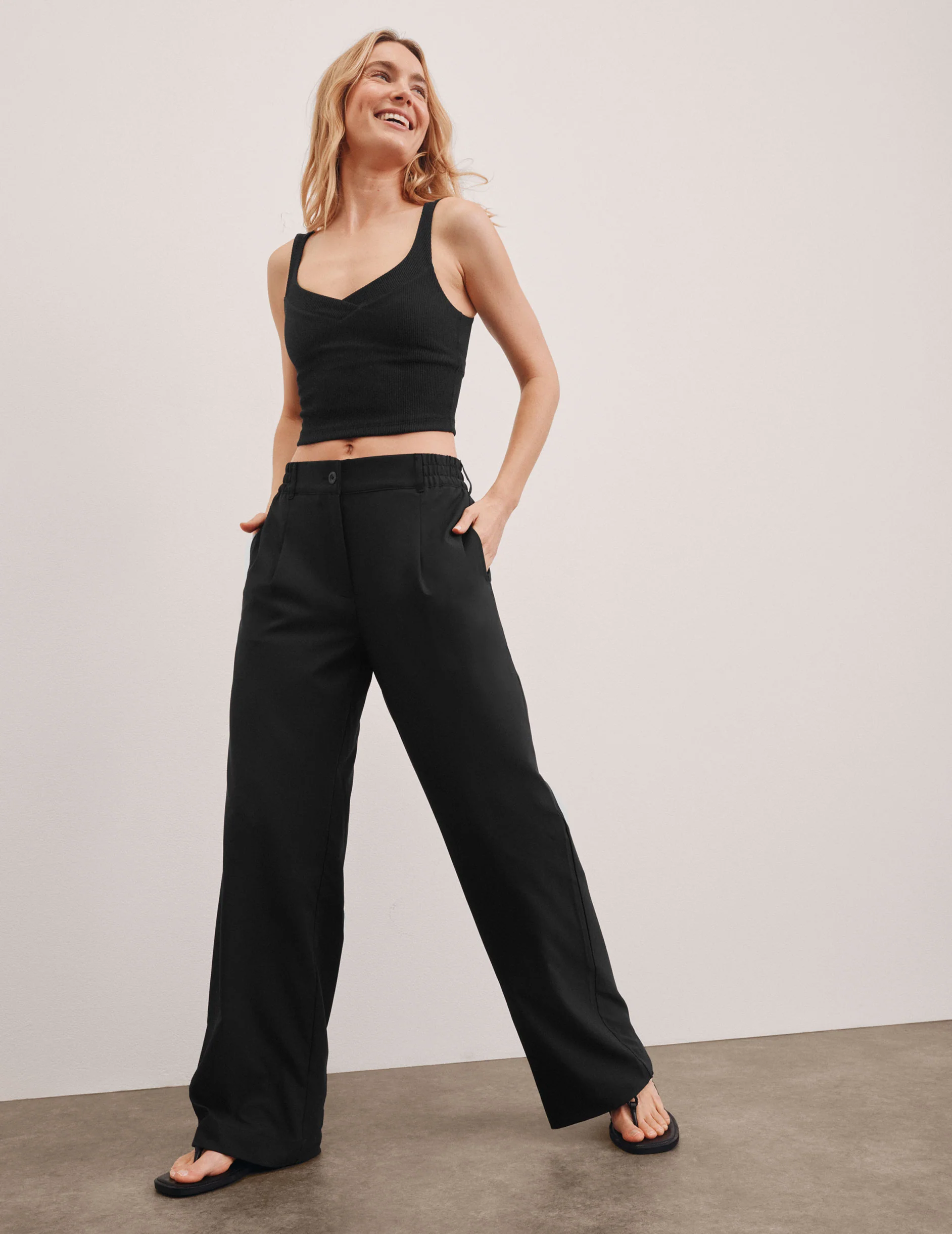 Status Wide Leg Trouser - Onhollan