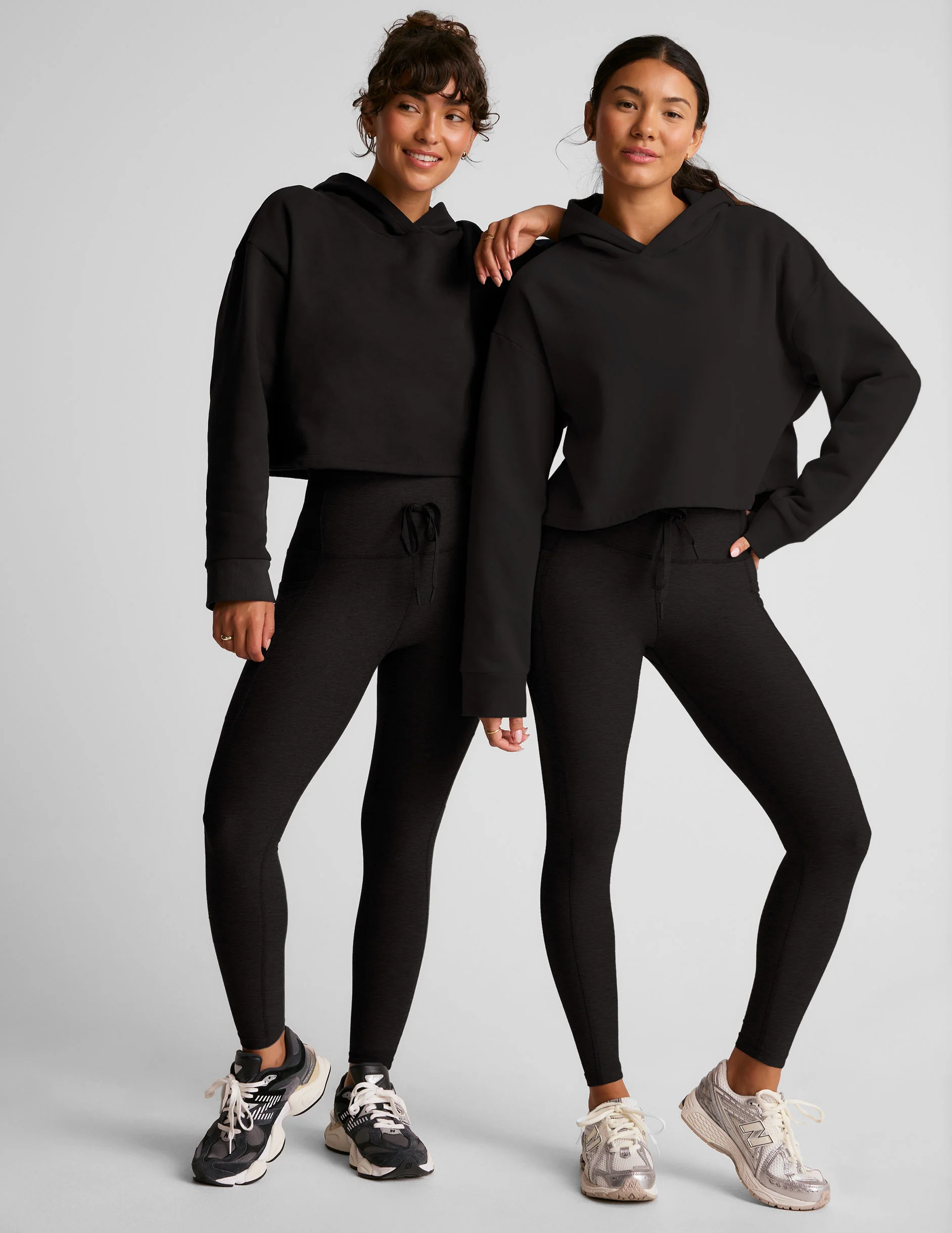 LuxeFleece Happiness Cropped Hoodie - Onhollan