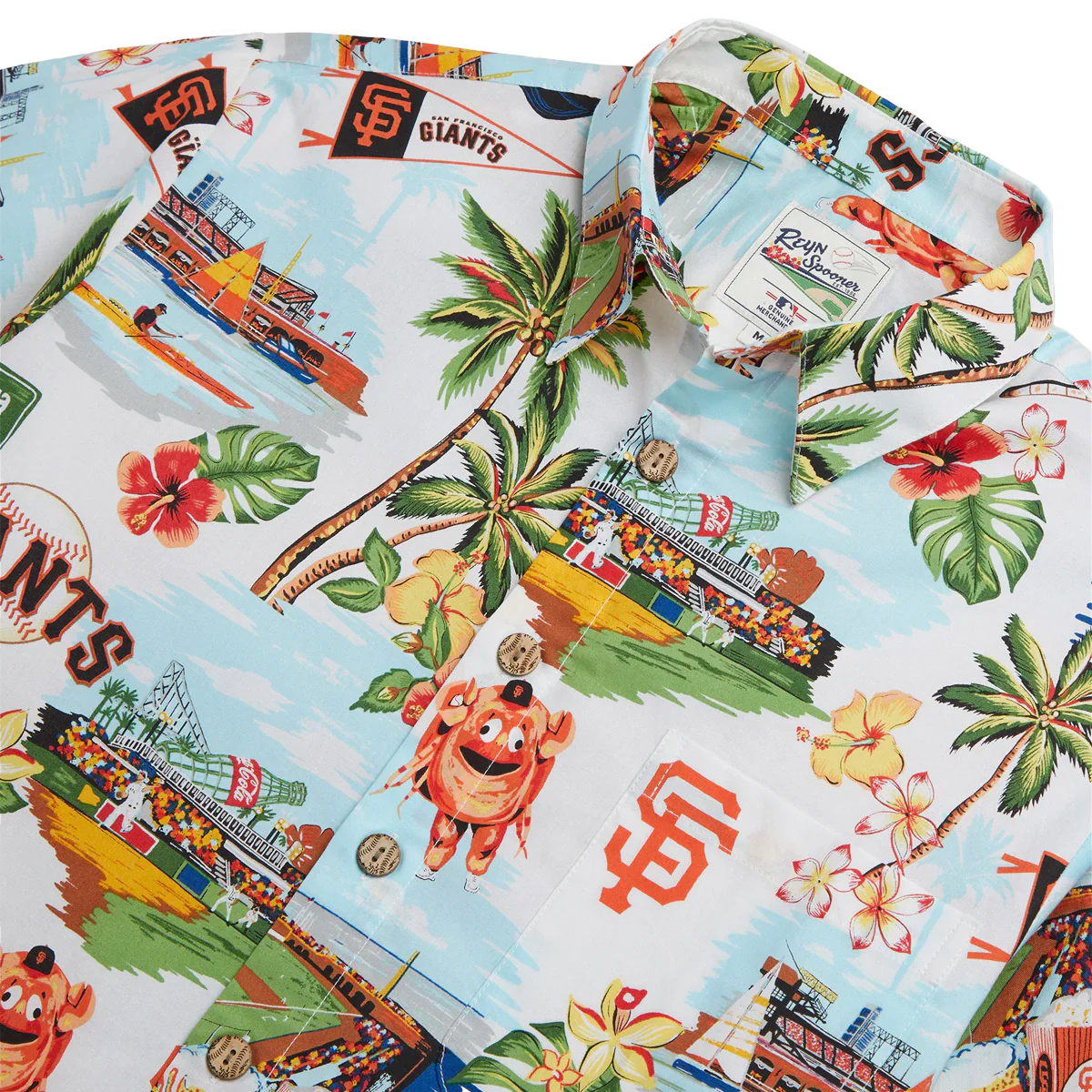 Men's Giants Scenic Button Down - Onhollan