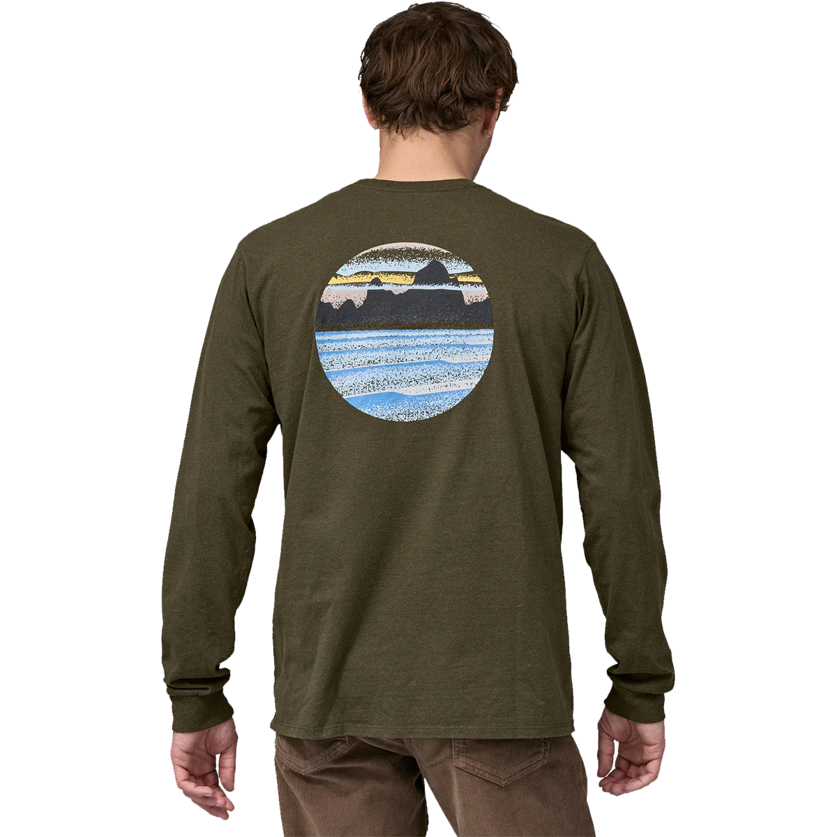 Men's Long Sleeve Skyline Stencil Responsibili-T - Onhollan